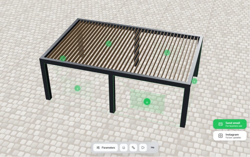 louvered pergola
